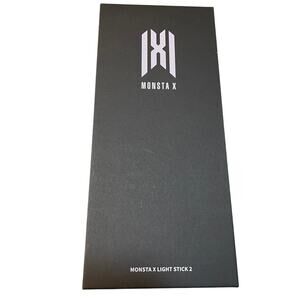 MONSTA X Official Light Stick 2 KPop concert Original Box Lanyard‎ and Stand